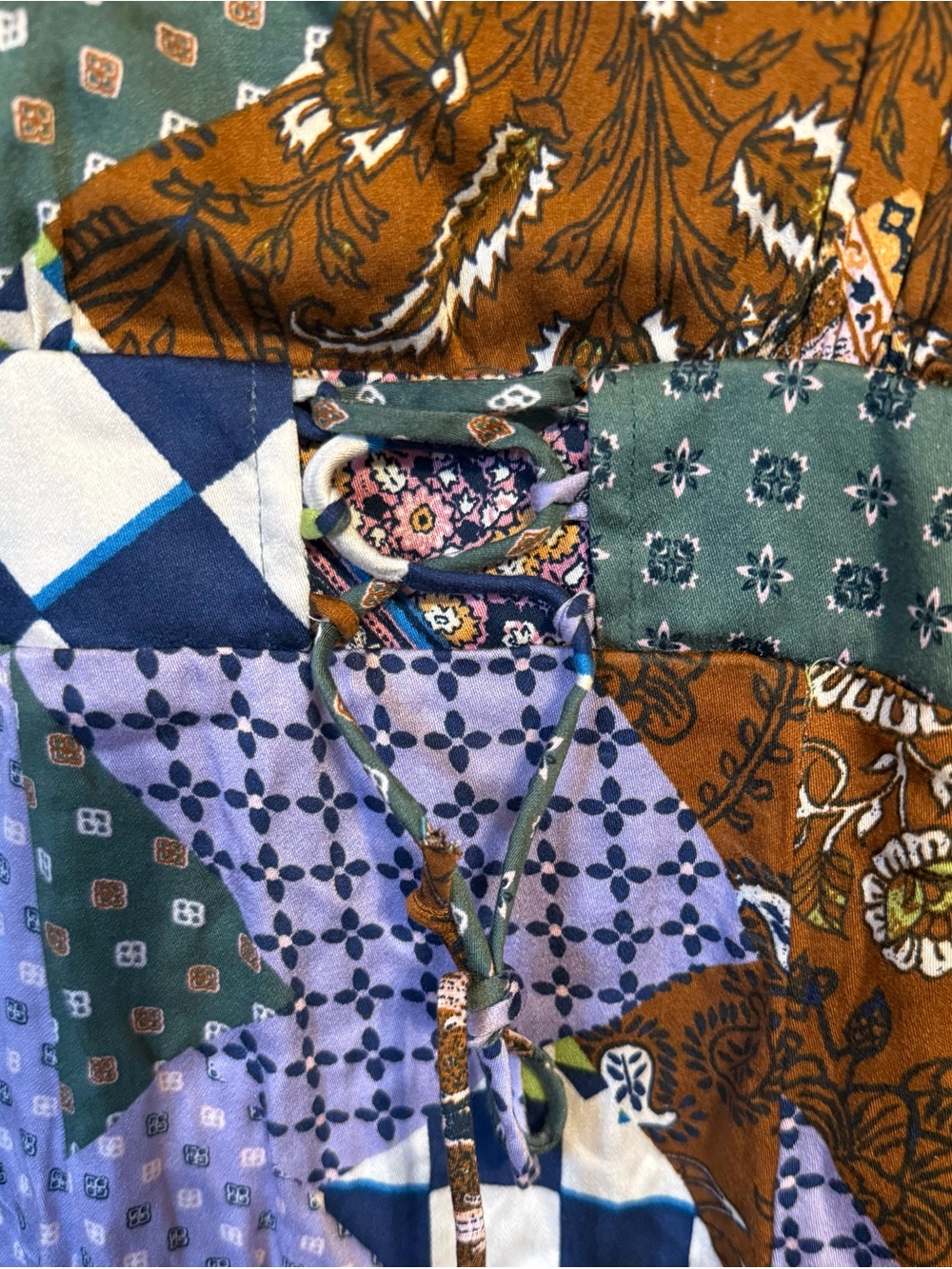 Rewind Patchwork Pattern Dress - Picture 3 of 7